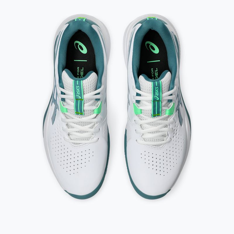 Vyriški padelio batai Asics Gel-Challenger 15 Padel white/misty pine 6