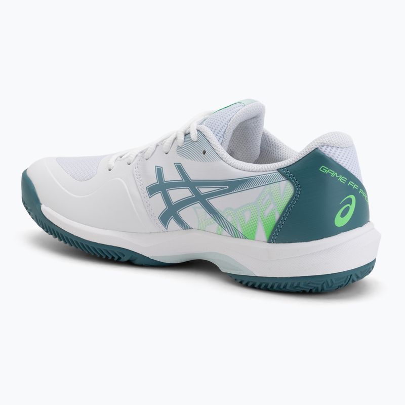 Vyriški padelio batai Asics Game FF Padel white/misty pine 3