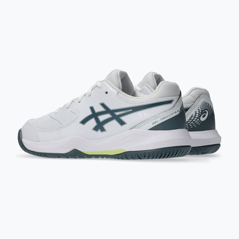 Vaikiški teniso bateliai ASICS Gel-Dedicate 8 GS Jr white/ironclad 4