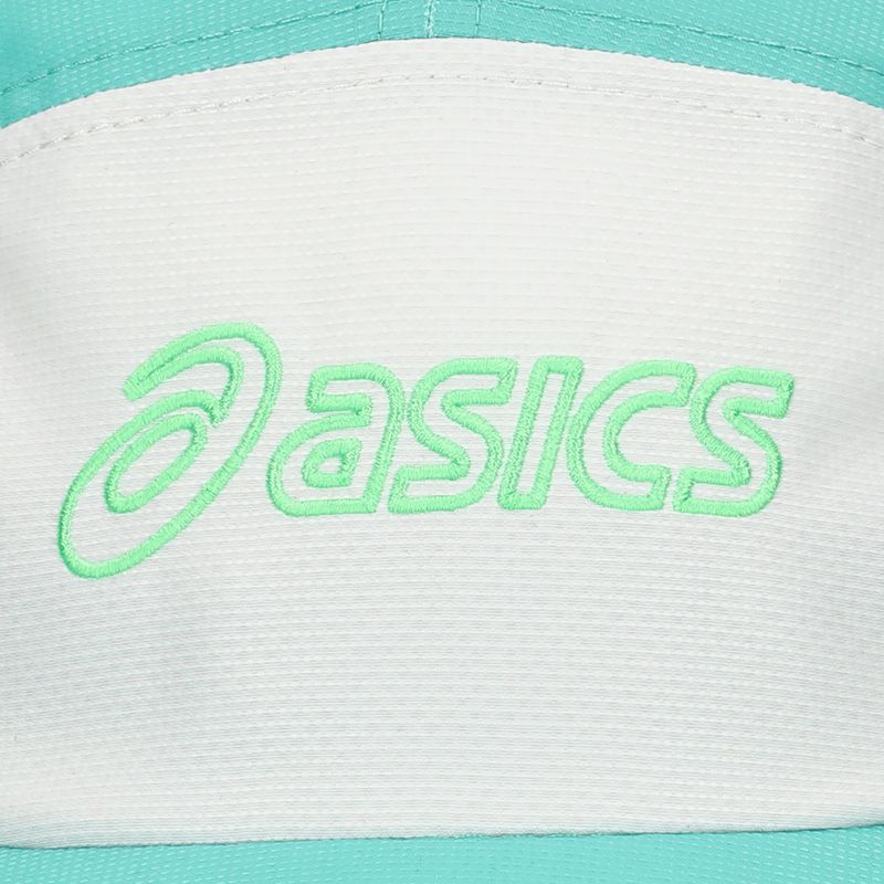 Kepurė su snapeliu ASICS Performance Running 5 panel aurora green/cream 3