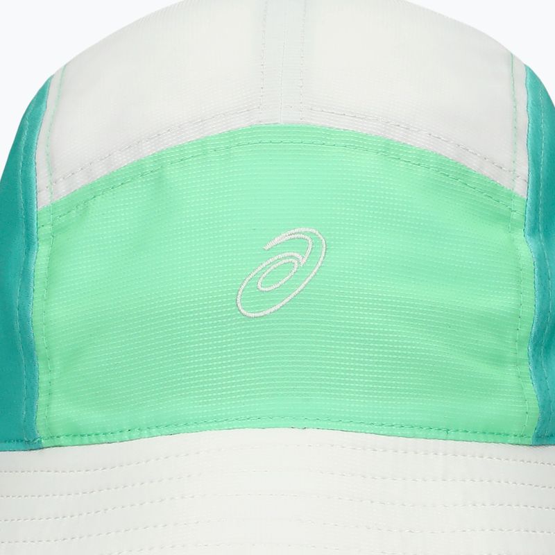 Kepurė ASICS Perormance Running Bucket performance cream/vital green 3
