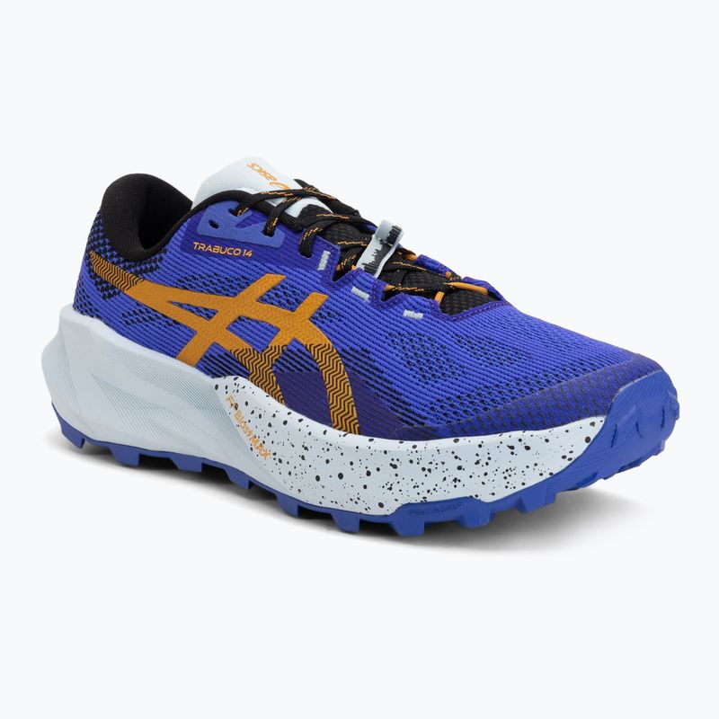 Vyriški bėgimo bateliai ASICS Trabuco 14 cobalt burst/sandstorm