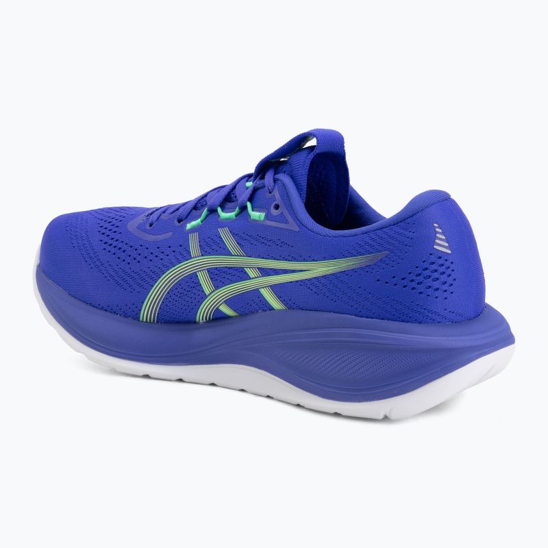 Vyriški bėgimo bateliai ASICS Gel-Cumulus 28 cobalt burst/illuminate green 3
