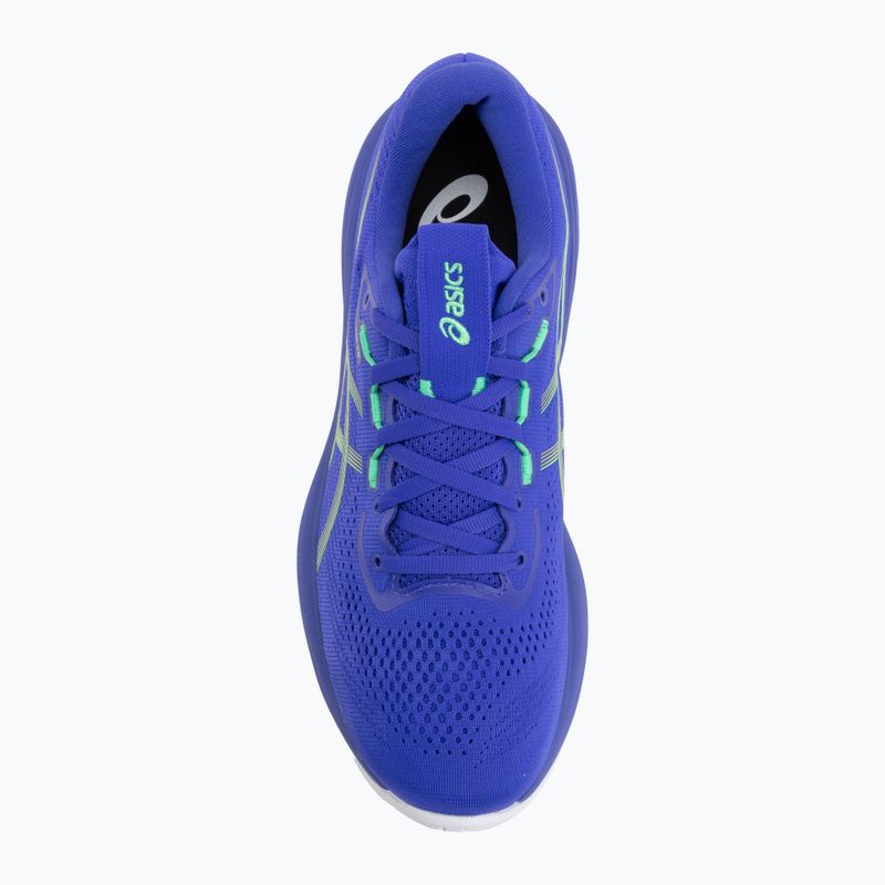 Vyriški bėgimo batai ASICS Gel-Cumulus 28 cobalt burst/illuminate green 5