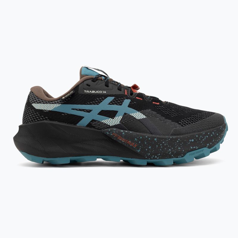 Vyriški bėgimo bateliai ASICS Trabuco 14 GTX black/misty pine 3