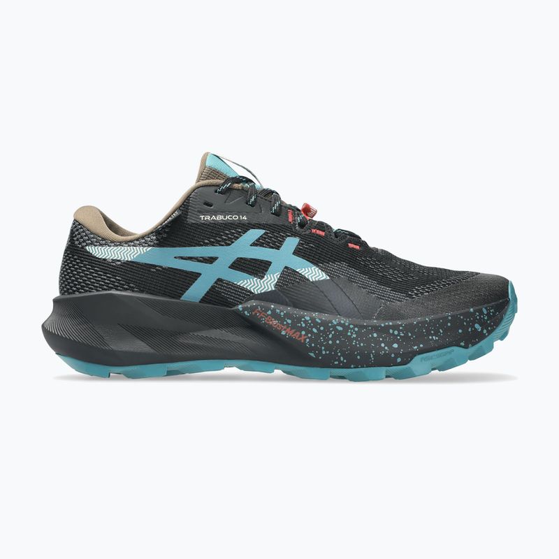 Vyriški bėgimo bateliai ASICS Trabuco 14 GTX black/misty pine