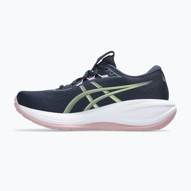 Moteriški bėgimo bateliai ASICS Gel-Cumulus 28 midnight/illuminate green 2