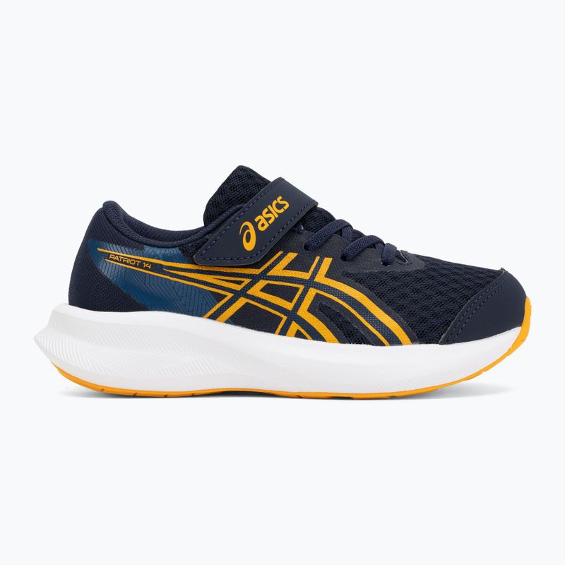 Vaikiški bėgimo bateliai ASICS Patriot 14 PS midnight/golden yellow 2
