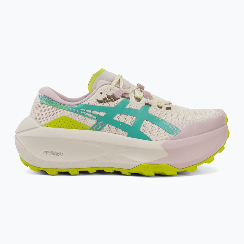 Moteriški bėgimo bateliai ASICS Trabuco Max 5 mineral beige/aurora green 2
