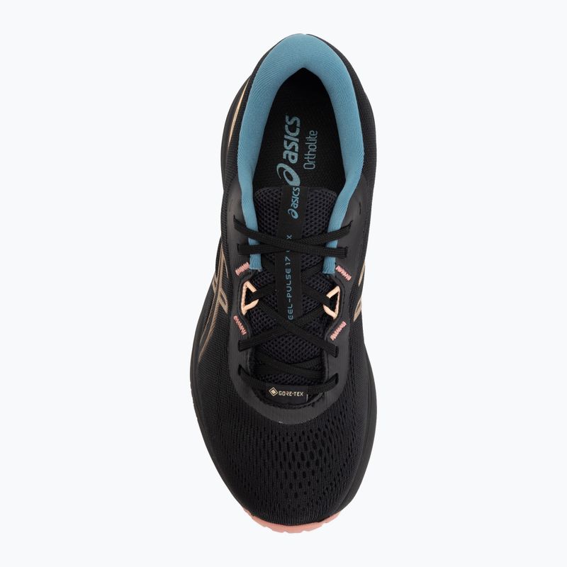 Moteriški bėgimo bateliai ASICS Gel-Pulse 17 GTX black/apricot crush 5