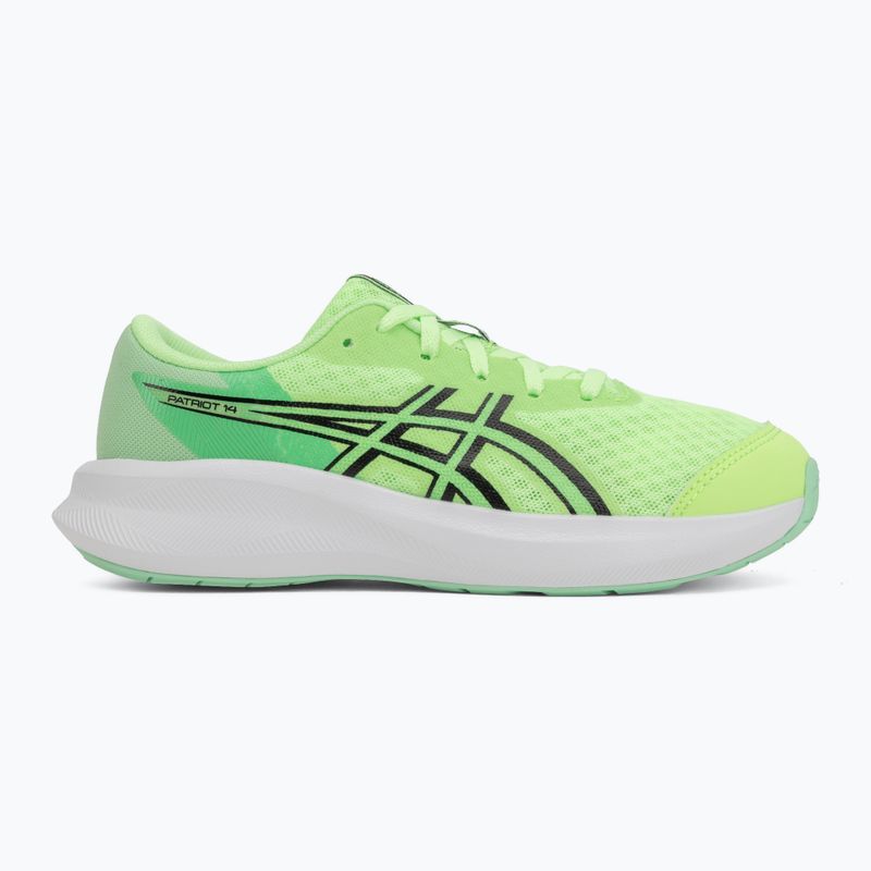 Vaikiški bėgimo bateliai ASICS Patriot 14 GS illuminate green/black 2