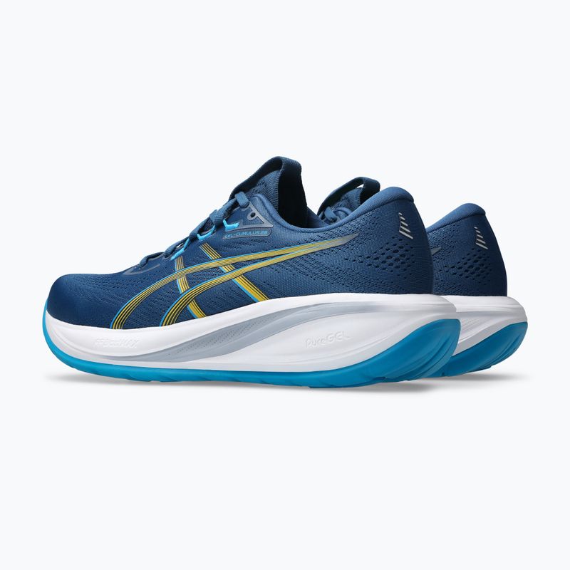 Vyriški bėgimo bateliai ASICS Gel-Cumulus 28 twilight blue/yamabuki 4