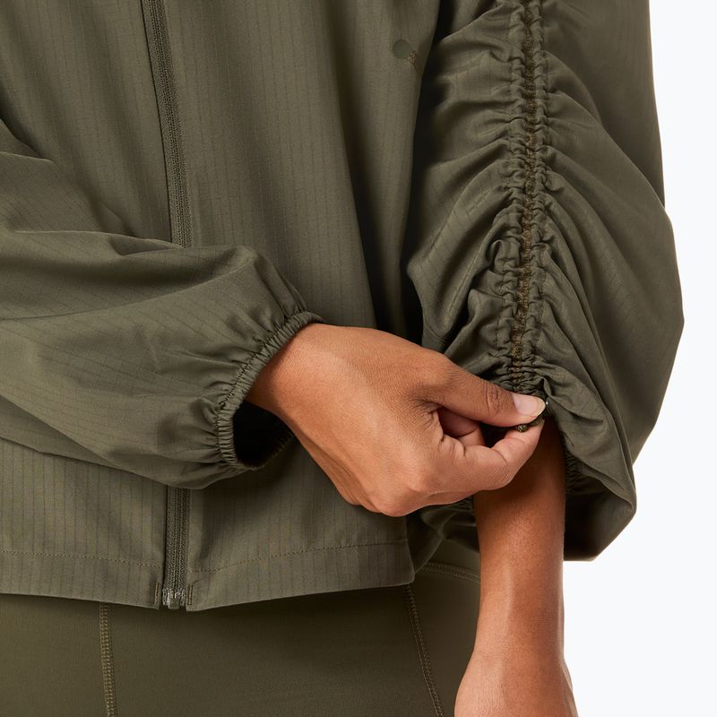 Moteriška bėgimo striukė ASICS Nagino Run Adjustable dark olive 9