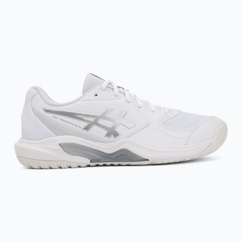 Moteriški teniso bateliai ASICS Gel-Dedicate 9 In white/pure silver 2