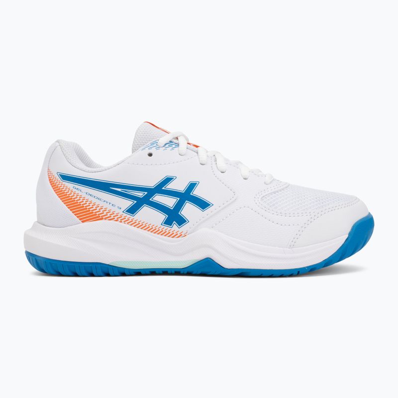 Vaikiški teniso batai ASICS Gel-Dedicate 9 GS white/directoire blue 2
