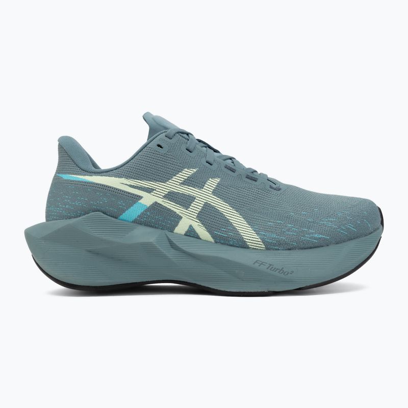 Vyriški bėgimo batai ASICS Novablast 6 foggy teal/illuminate yellow 2