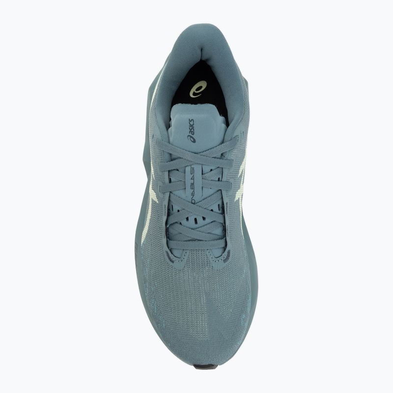 Vyriški bėgimo batai ASICS Novablast 6 foggy teal/illuminate yellow 5