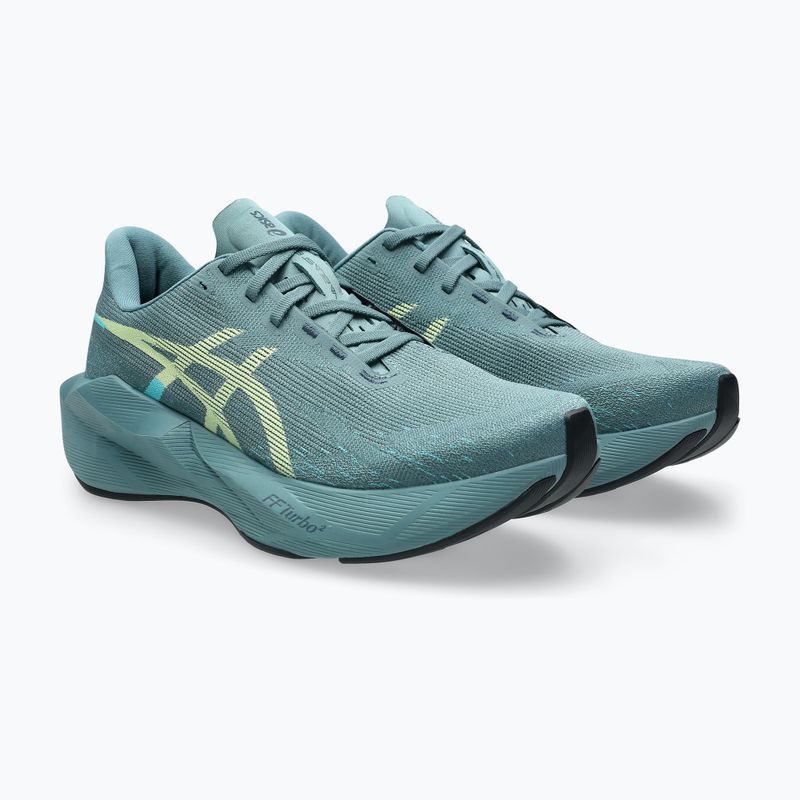 Vyriški bėgimo batai ASICS Novablast 6 foggy teal/illuminate yellow