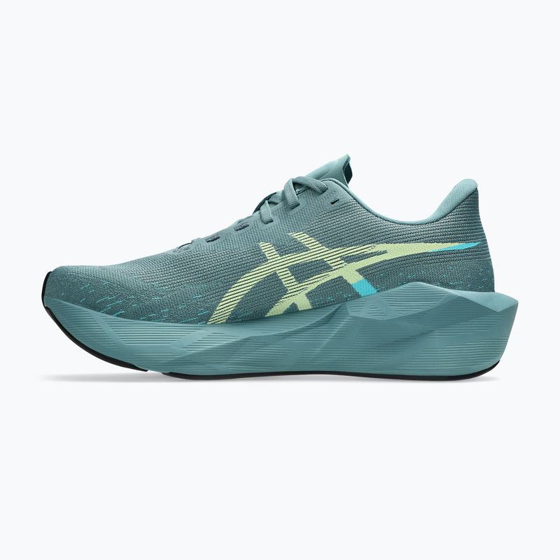 Vyriški bėgimo batai ASICS Novablast 6 foggy teal/illuminate yellow 3