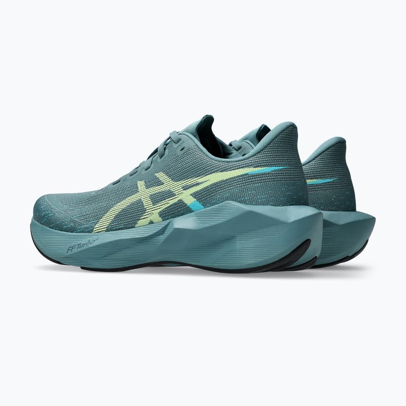 Vyriški bėgimo batai ASICS Novablast 6 foggy teal/illuminate yellow 4