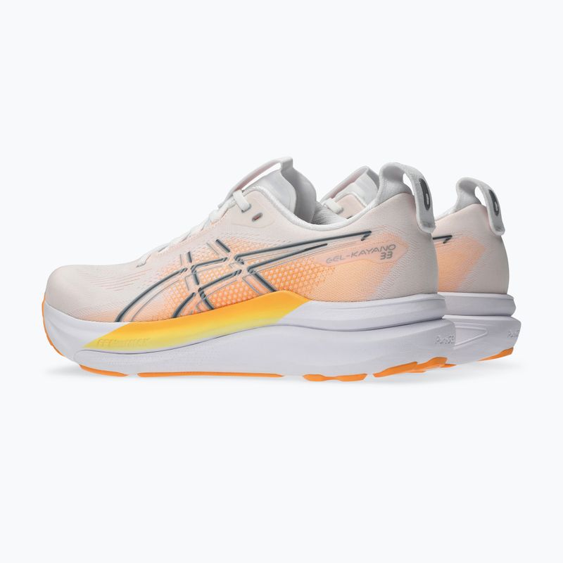 Vyriški bėgimo batai ASICS Gel-Kayano 33 white/stadium orange 3