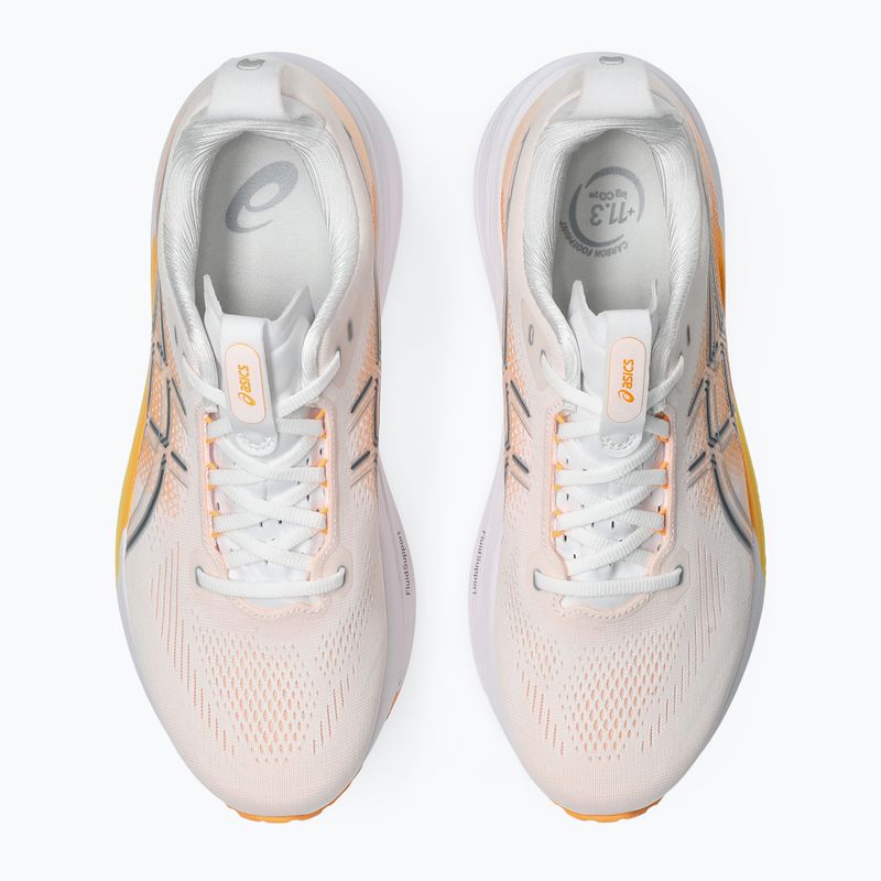 Vyriški bėgimo batai ASICS Gel-Kayano 33 white/stadium orange 5