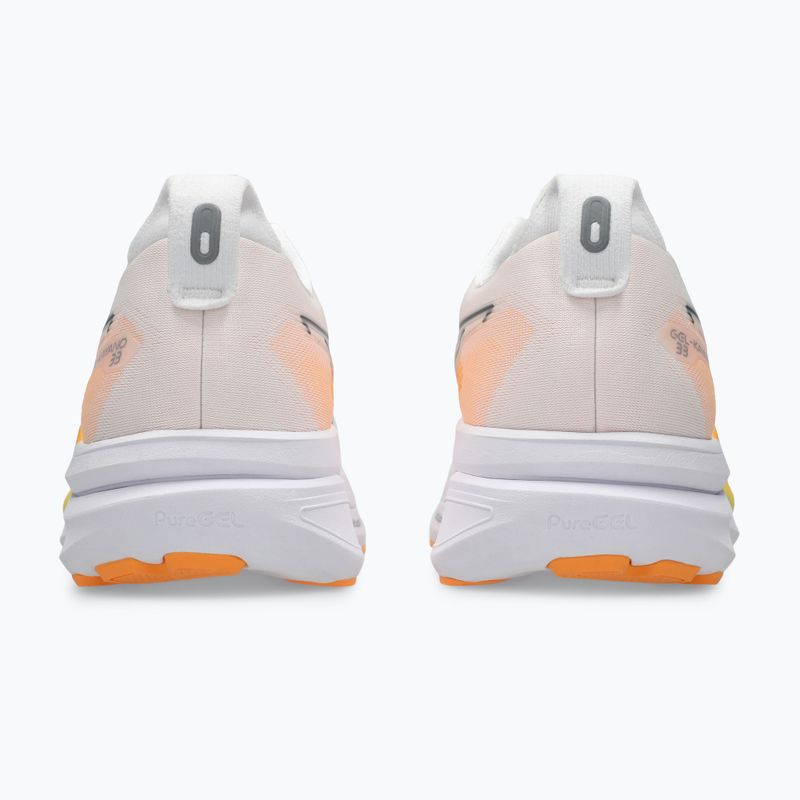 Vyriški bėgimo batai ASICS Gel-Kayano 33 white/stadium orange 6