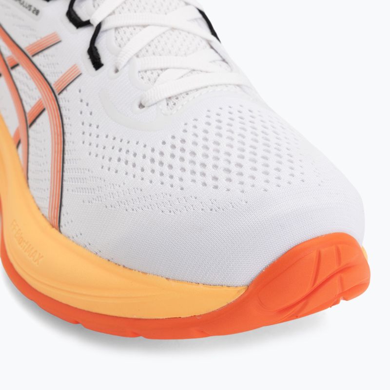 Vyriški bėgimo batai ASICS Gel-Cumulus 28 white/energy orange 7