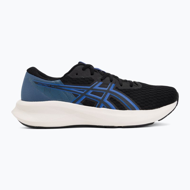Vyriški bėgimo batai ASICS Patriot 14 black/neon blue 2