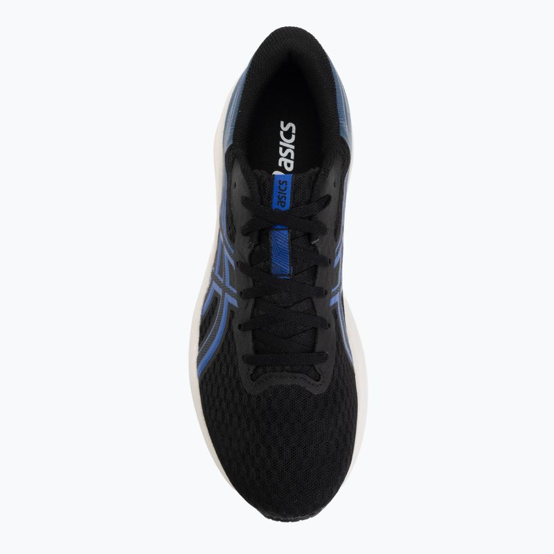 Vyriški bėgimo batai ASICS Patriot 14 black/neon blue 5
