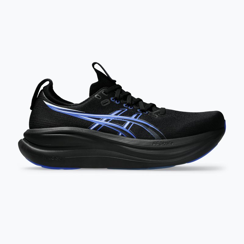 Vyriški bėgimo batai ASICS Gel-Nimbus 28 black/neon blue 2