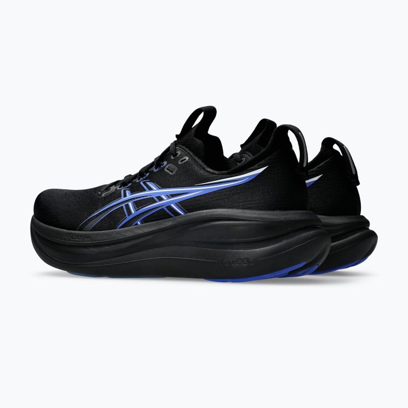Vyriški bėgimo batai ASICS Gel-Nimbus 28 black/neon blue 3