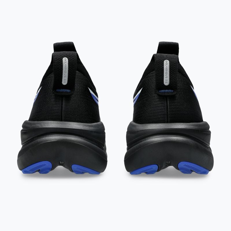 Vyriški bėgimo batai ASICS Gel-Nimbus 28 black/neon blue 6
