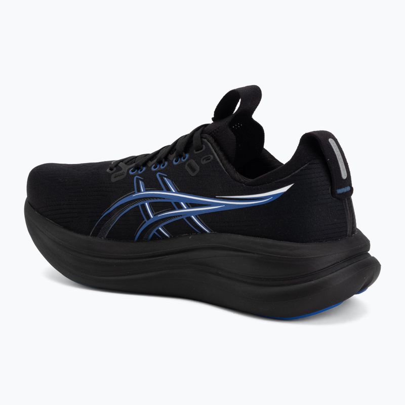 Vyriški bėgimo batai ASICS Gel-Nimbus 28 black/neon blue 3