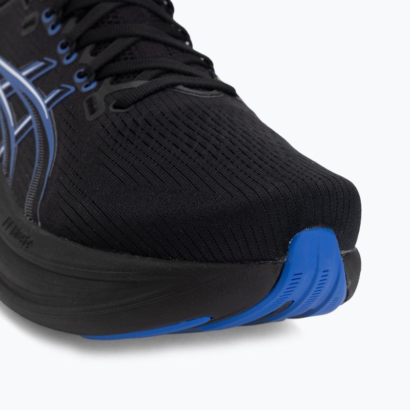 Vyriški bėgimo batai ASICS Gel-Nimbus 28 black/neon blue 7