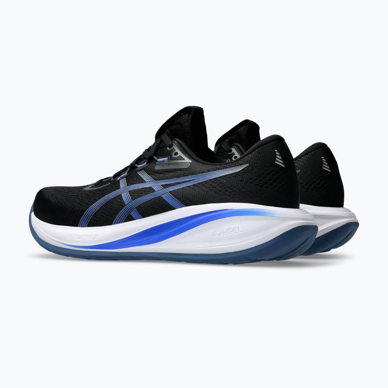 Vyriški bėgimo batai ASICS Gel-Cumulus 28 black/neon blue 3
