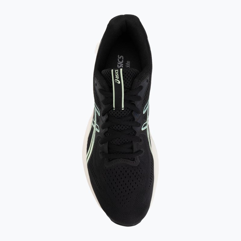 Vyriški bėgimo batai ASICS Gel-Contend 10 black/illuminate yellow 5