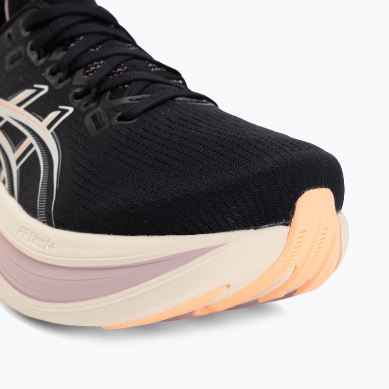 Moteriški bėgimo batai ASICS Gel-Nimbus 28 black/taro purple 7