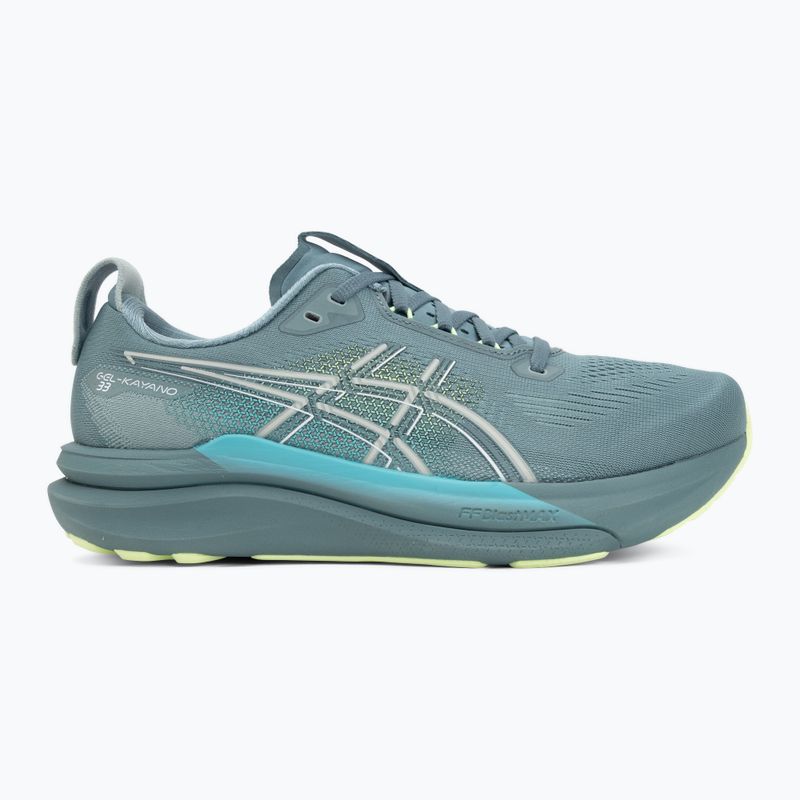 Vyriški bėgimo batai ASICS Gel-Kayano 33 foggy teal/illuminate yellow 2
