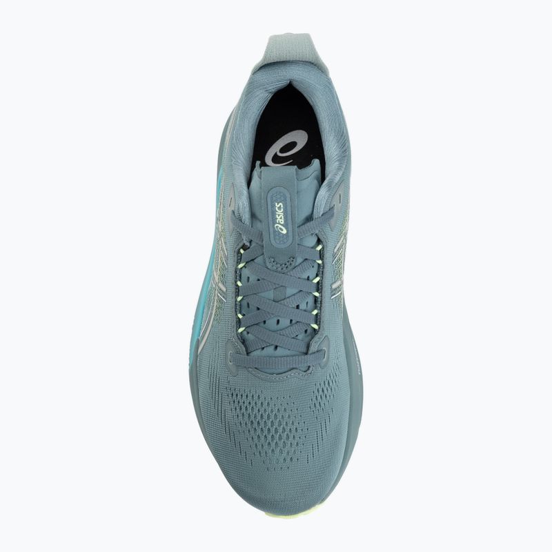 Vyriški bėgimo batai ASICS Gel-Kayano 33 foggy teal/illuminate yellow 5