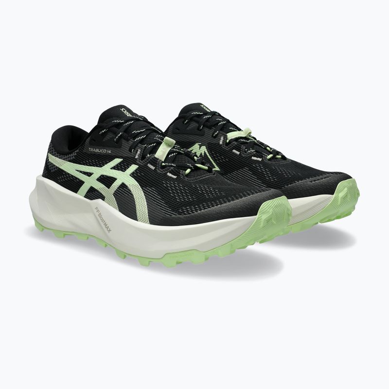 Vyriški bėgimo batai Asics Trabuco 14 black/illuminate yellow