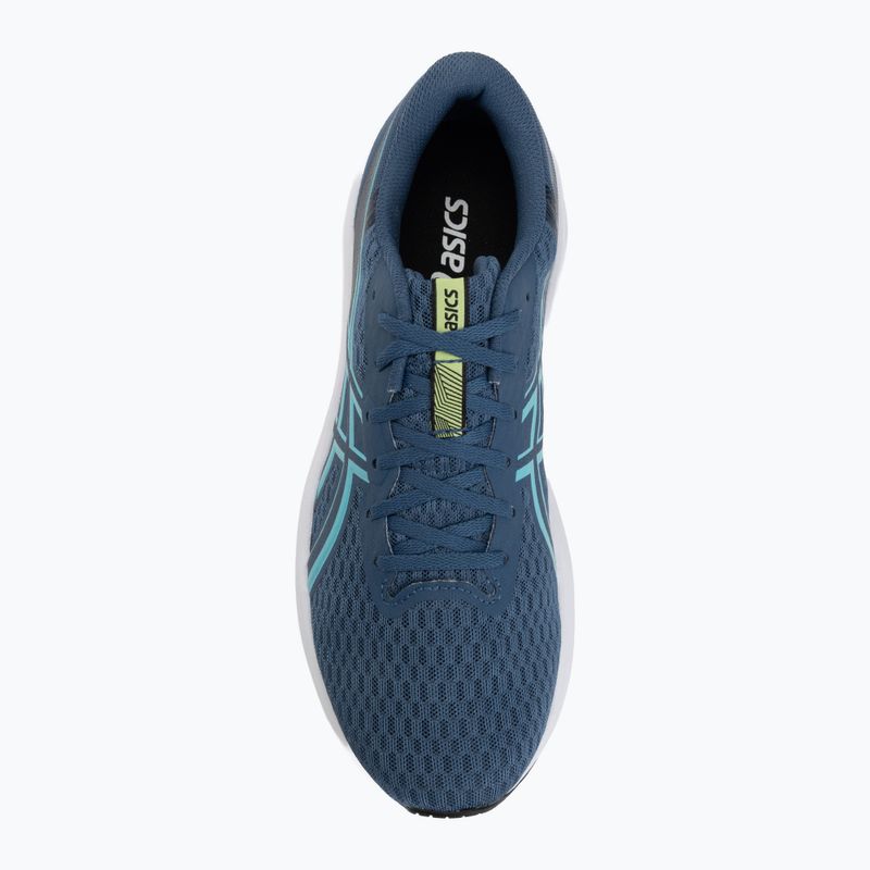 Vyriški bėgimo batai ASICS Patriot 14 grand shark/energy aqua 5