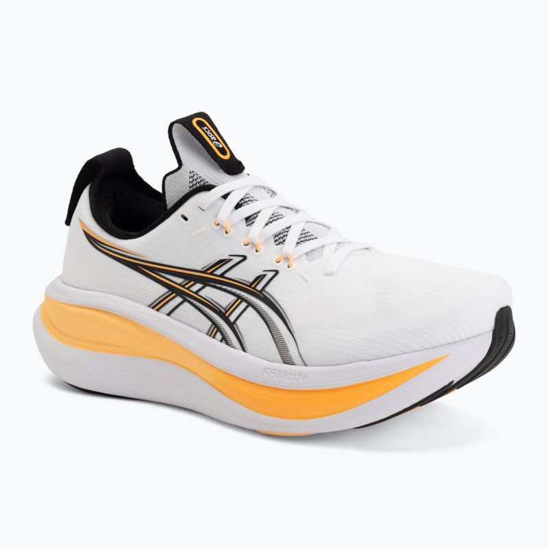 Vyriški bėgimo batai ASICS Gel-Nimbus 28 white/stadium orange