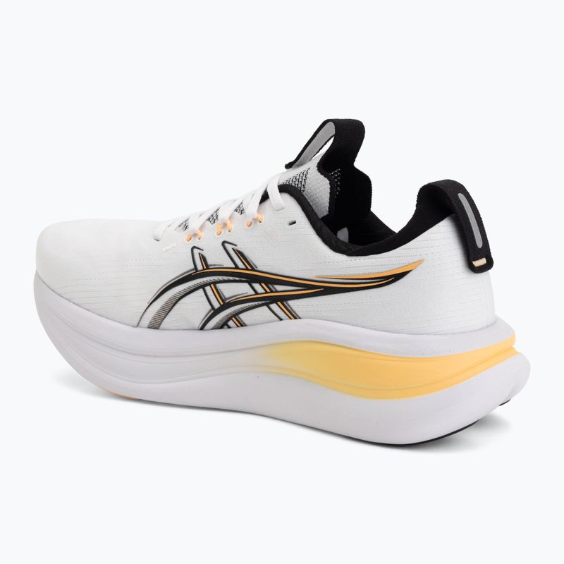 Vyriški bėgimo batai ASICS Gel-Nimbus 28 white/stadium orange 3