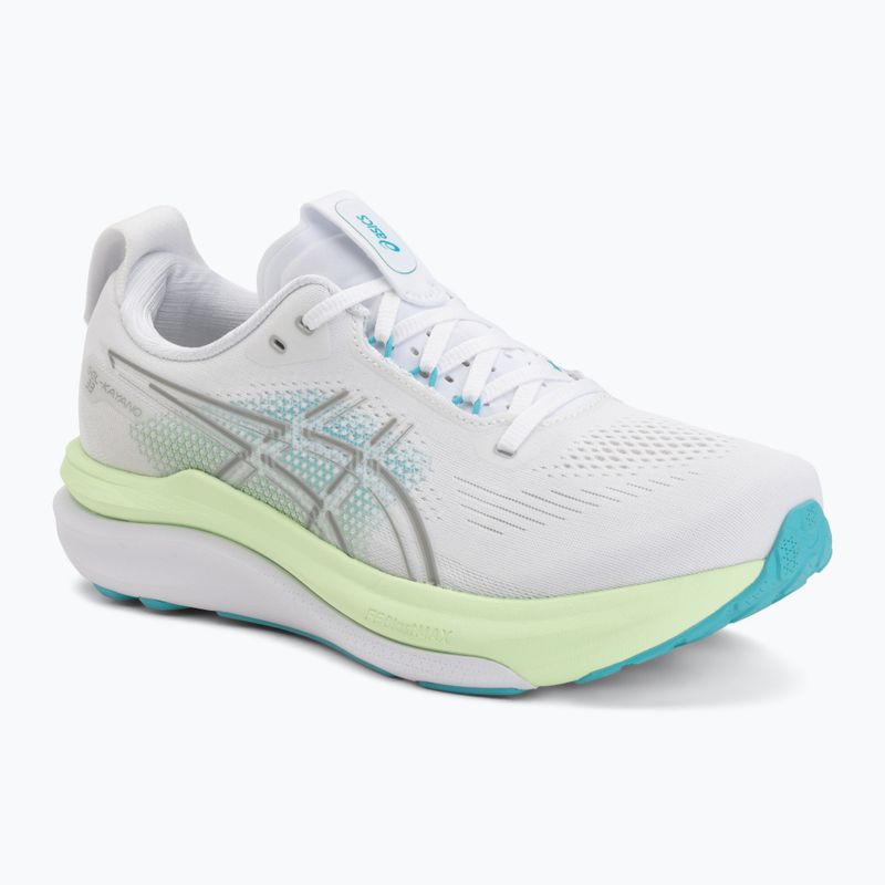 Vyriški bėgimo batai ASICS Gel-Kayano 33 white/energy aqua