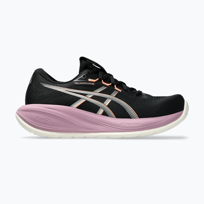 Moteriški bėgimo batai Asics Gel-Cumulus 28 Black/Taro Purple 2