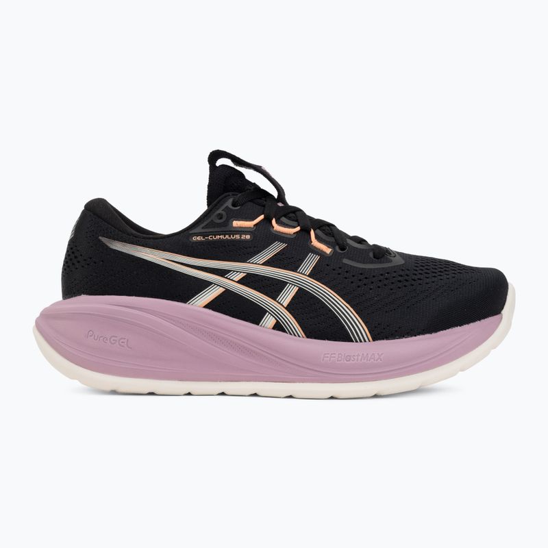 Moteriški bėgimo batai Asics Gel-Cumulus 28 Black/Taro Purple 2