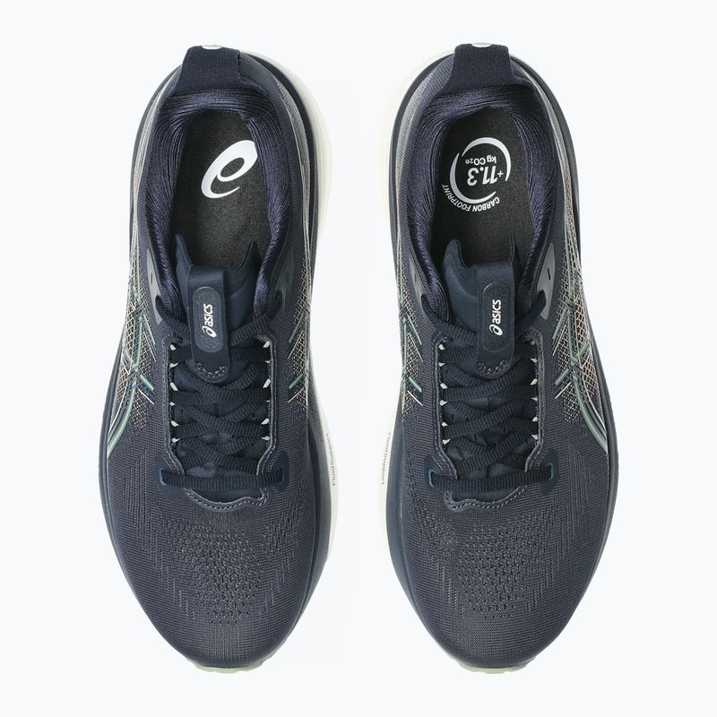 Vyriški bėgimo batai ASICS Gel-Kayano 33 midnight/khaki green 5