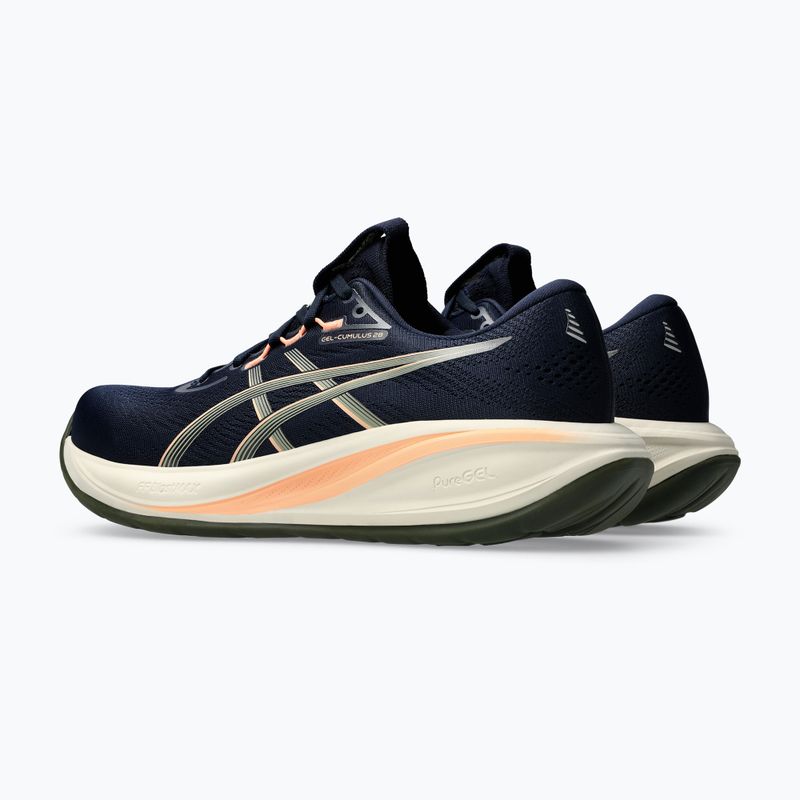 Vyriški bėgimo batai ASICS Gel-Cumulus 28 midnight/khaki green 3