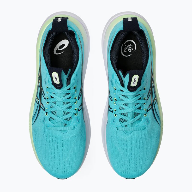 Vyriški bėgimo batai ASICS Gel-Nimbus 28 energy aqua/midnight 5